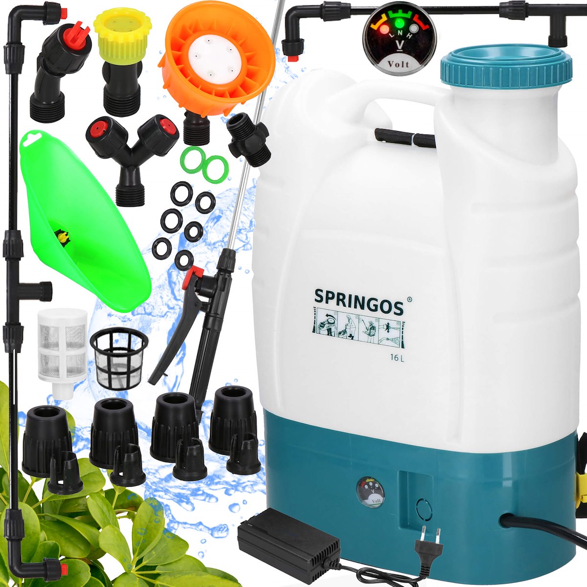Akumulátorový postrekovač Springos 16 l